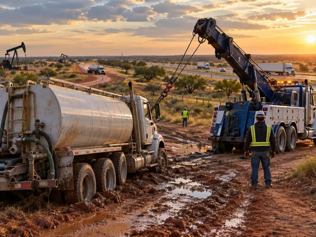 Oilfield Truck Recovery in Wichita Falls, TX
